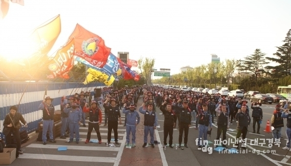 포스코노조 임단협 출정식 ⓒ포스코노조