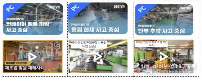 안전보건 콘텐츠 예시