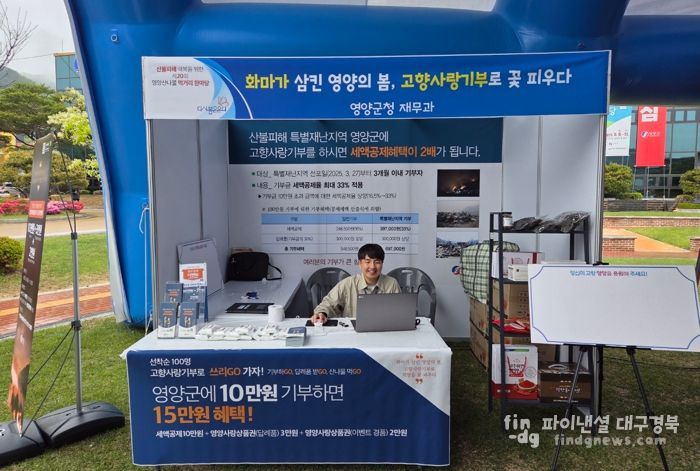 제 20회 영양 산나물 먹거리 한마당, 고향사랑기부 이벤트 성황리에 마무리!