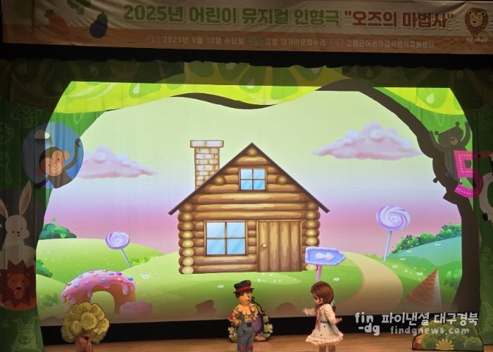고령군 어린이급식관리지원센터, 2025년 어린이 뮤지컬 인형극 공연 개최