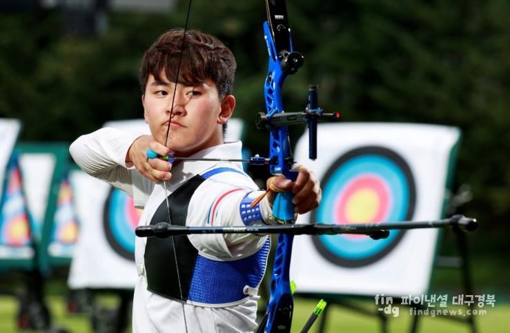 예천군청 김제덕・장지호 선수, 2026 양궁 국가대표 선발-김제덕.