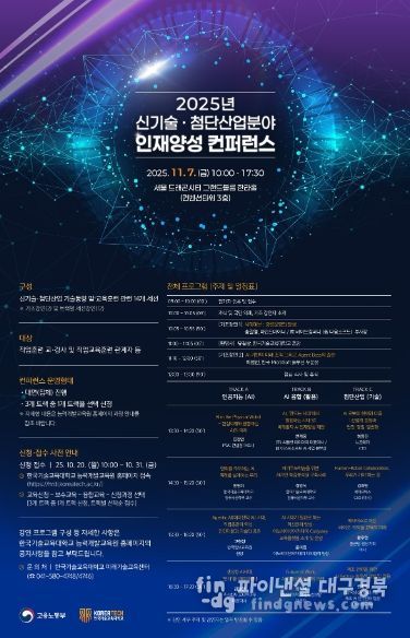 한국기술교육대학교가 7일(금) 서울 드래곤시티 그랜드볼룸 한라홀에서 직업훈련교강사 350여 명이 참석한 가운데 ‘2025년 신기술‧첨단산업분야 인재양성 콘퍼런스’를 개최했다.