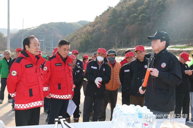 의성군, 18개 전 읍·면 대상 산불 모의진화훈련 실시