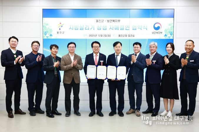 ’울진군, 보건복지부와 협약