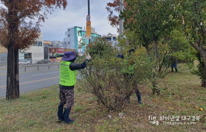 무궁화 전정작업 현장