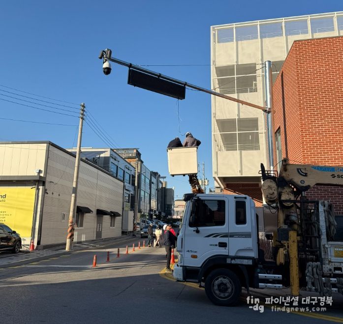 가흥신도시 주차타워 인근 불법 주·정차 단속 CCTV 본격 가동