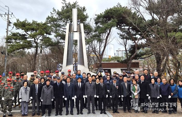 달서구, 제107주년 3·1절 맞아‘태극단 학생 독립운동 기념탑’참배