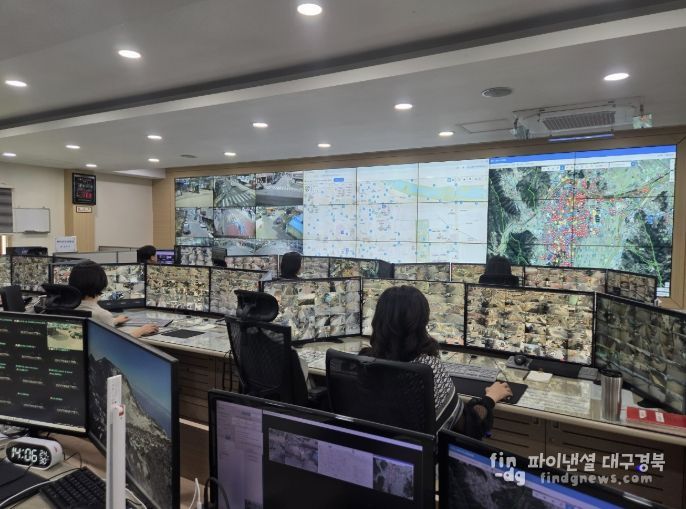 상주시 CCTV통합관제센터 관제요원 상주경찰서장 감사장 수여