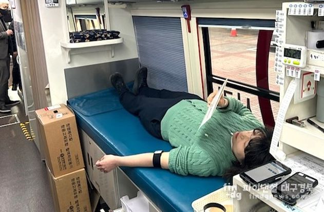 달서구, 직원 단체헌혈로 생명나눔 실천