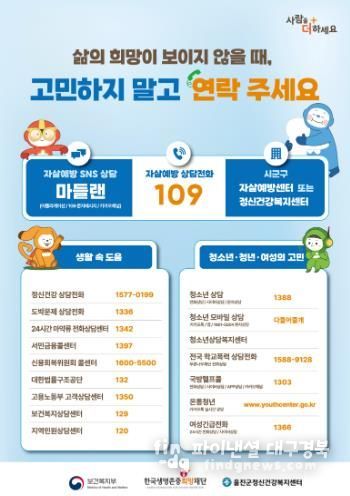 울진군, 봄철 자살 고위험시기 집중 관리 나서