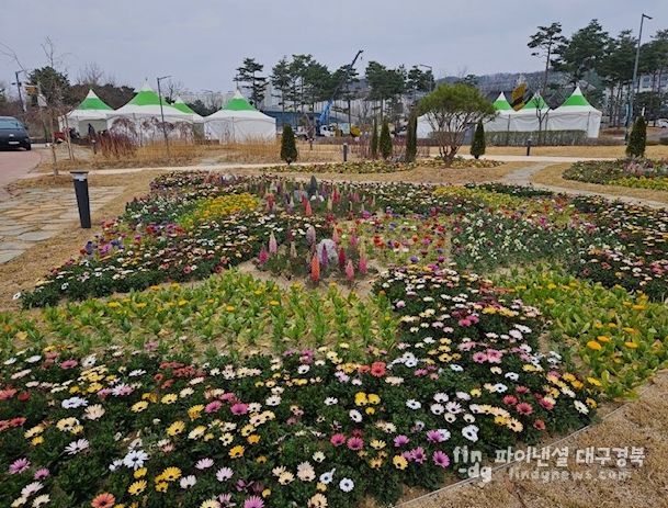 봄꽃 2만본 식재·음악벤치