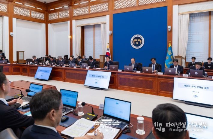제29차 대통령 주재 수석·보좌관 회의(청와대)
